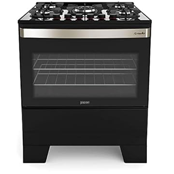 Fogão Mueller Piacere Vetro 5b Preto