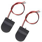 KAUMO CR2032 ボタン電池ホルダー ON/OFFスイッチ付き リード線 (2個)