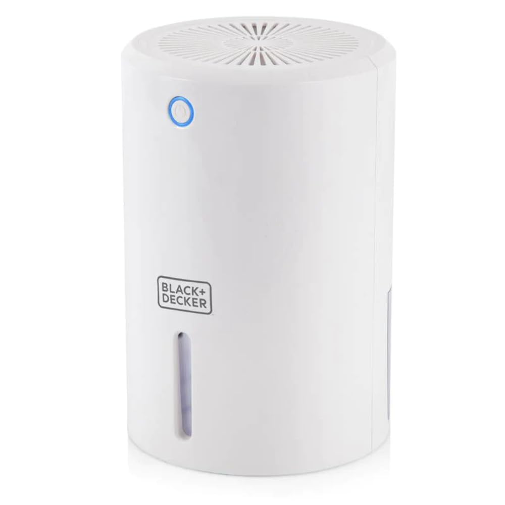 Black & Decker BXEH60001GB 900ml Portable Mini Dehumidifier, White