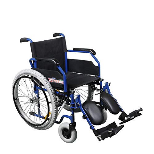 La mejor comparación de Silla de Ruedas Reactiv para comprar hoy. 48 Silla de Ruedas Activ Xtreme,Brazos FlipUp, Elevapiernas Desmontables/Abatibles, R8x2', Rin Aluminio R24x1.75' Neum, T.Nylon (Azul)