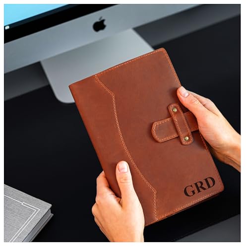 Genuine Leather Journal with Engraved Name or Initials – Crafted ...