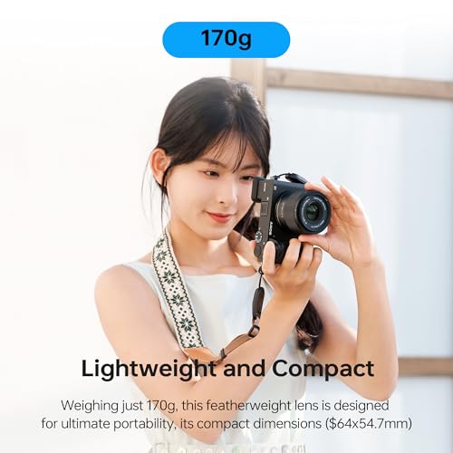 Image of VILTROX AF 35mm F1.7 Air E Lens for Sony E Mount, f /1.7 Large Aperture APS-C Auto Focus Prime Lens Compatible with Sony E-Mount Mirrorless Cameras ZV-E10 II EV10 a6700 a6600 a6400 a7c ii a7rv a7iii