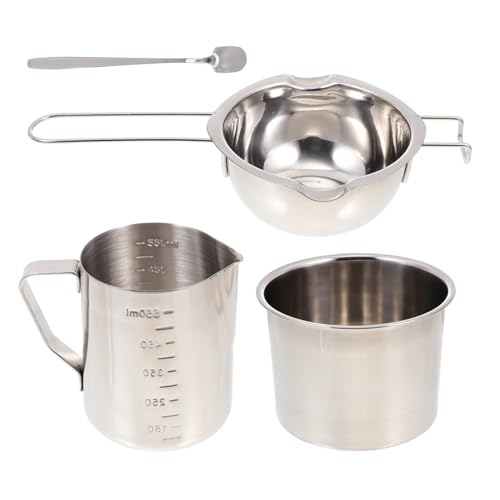 BEBEMOKO 1 Set Candle Making Kit Wax Melting Cup for Candle Supplies Easy to Use Develop Creativity and Practical Skills