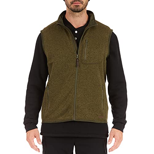 Image of Smith's Workwear mens Full Zip Sweater Fleece Vest