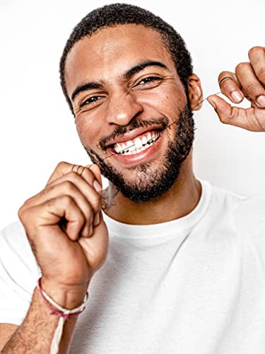 Image of Terra & Co. Brilliant Black Teeth Whitening Kit for Healthy Teeth and Gums | Oil Pulling, Bamboo Charcoal Dental Floss, and Charcoal Tooth Paste | Vegan and Cruelty-Free