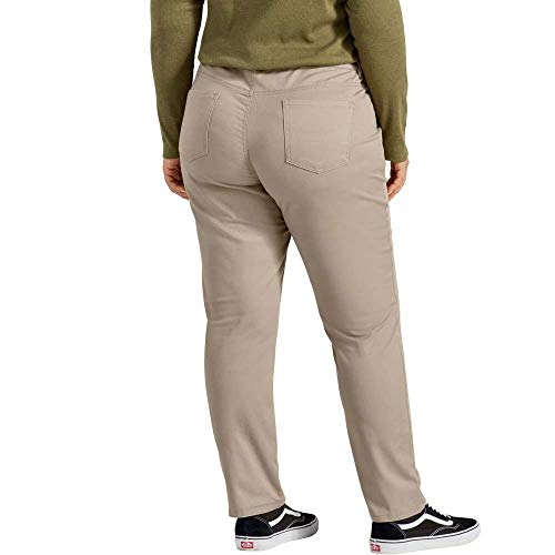 Dickies Women's Size Perfect Shape Skinny Twill 4 Pocket Pant-Plus2