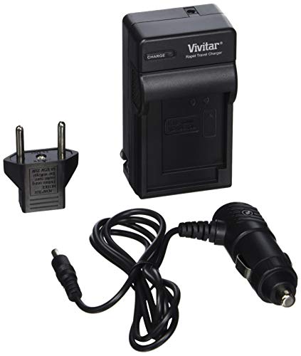 Vivitar VIV-QCB-217 Charger for Canon Nb-12L & Nb-13L Batt (Black) image 3