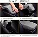AOMSAZTO Light Gray Console Covers for 2013-2018 Subaru Forester Armrest Covers for Subaru Forester