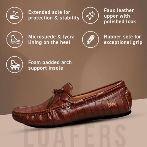 Image of Neeman's The Charmers Loafers for Men | Formal, Casual & Driving Shoes | Comfortable, Flexible & Breathable