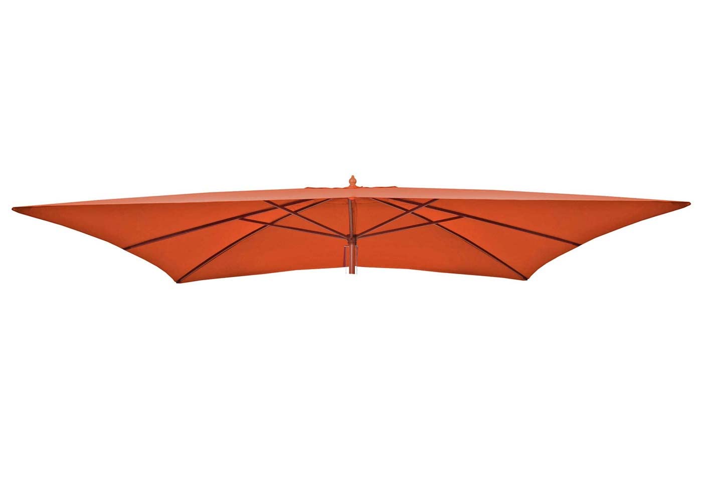 Mendler Zapasowy pokrowiec na drewniany parasol przeciwsłoneczny Florida 2 x 3 m — terakota