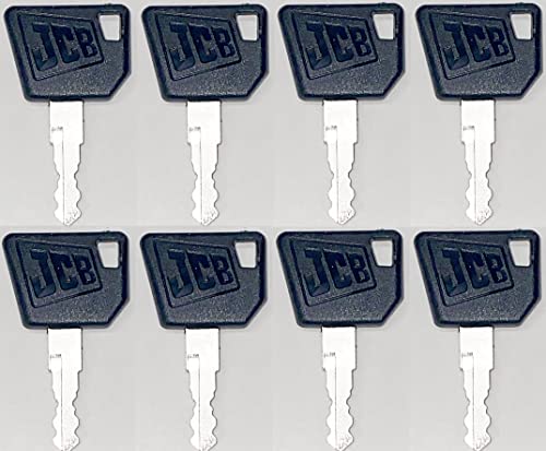 Keyman OEM Style Replacement Construction Equipment Ignition Key Made to use in JCB Bobcat Bomag Cat Dynapac Ford Gehl Hamm Moxy New Holland Rayco SkyTrak Terex Vibromax Models