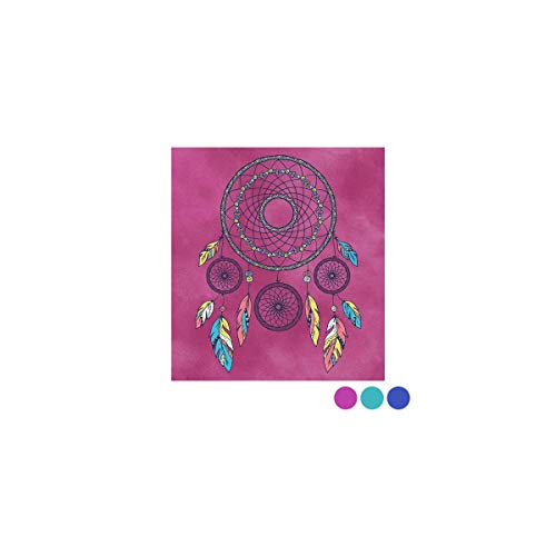 DHestia - Pareo Suelo de Playa 100% Algodón Doble de 210x230 cm ANAI Fucsia