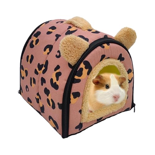Cama de invierno para mascotas pequeña como conejos y erizos en forma de cueva para dormir 8