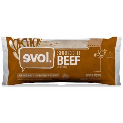 Evol Shredded Beef Burrito, 6 Ounce 12 per case. by Pavito Everything Else