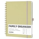 BEZEND 2027 Family Organizer (7' x 9') 5+People Weekly Monthly Planner