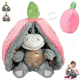 【Léger et portable】Ce peluche qui respire mesure seulement 32 × 14 × 14 cm et pèse environ 310 grammes, ce qui facilite son rangement dans une valise ou un bagage cabine. À la maison comme en voyage, il vous offre un confort optimal où que vous soyez. L'interrupteur se trouve au niveau des pieds (piles AAA non incluses).