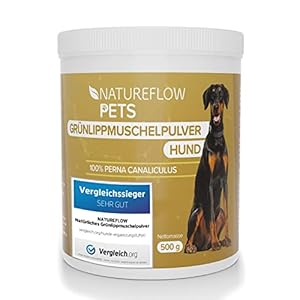 Natural Green-Lipped Mussel Powder For Dogs To Support Joint Functions, Green-Lipped Mussel Extract With High Level of Acceptance Among All Dogs, 500 g