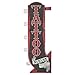 American Art Decor Vintage LED Marquee Wall Decor - Retro Wall Sign w/ LED Light Bulbs - Battery Operated Metal Wall Art for Bar, Man Cave, Garage, Game Room & More (Tattoo Parlor, 25” x 3” x 10”)