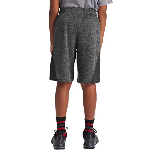 C9 Champion Boys' Heather Shorts-9" Inseam, Hardware Gray Ebony, XL2