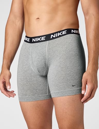 Nike Men's All Day Cotton Stretch Boxer Brief W/Fly Underwear (3-Pack)2