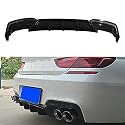 1x Heckstoßstange Diffusor Lippe für BMW F06 F12 F13 M Sport M6 2012-2018 Glanz Schwarz 1x Heckstoßstange Diffusor Lippe für BMW F06 F12 F13 M Sport M6 2012-2018 Glanz Schwarz