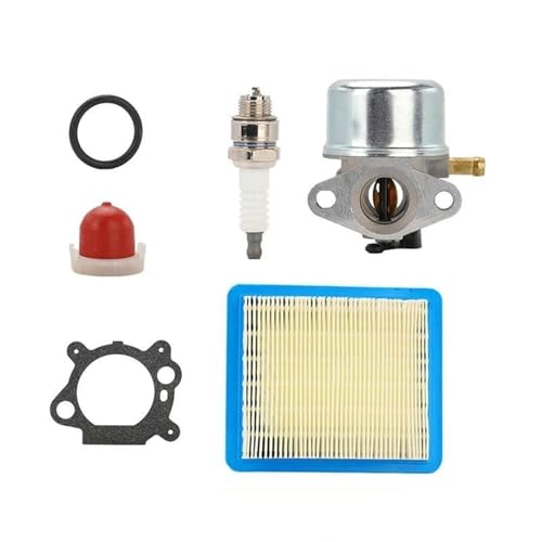 Carburateur tondeuse 498170 pour réparer un moteur qui cale avec filtre et joint 6 CV