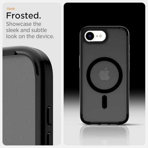 Image of Spigen for iPhone 17e / 16e Case, Ultra Hybrid MagFit [Anti-Yellowing] [Compatible with Magsafe] - Frost Black