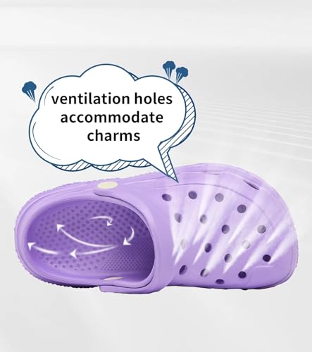 Image of Toddler Kids Clogs for Boys Girls Comfortable Slip on Sandals Beach Pool Slipper