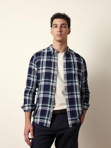 Image of THE BEAR HOUSE Men's Casual Shirt Modern Fit Everyday Wear
