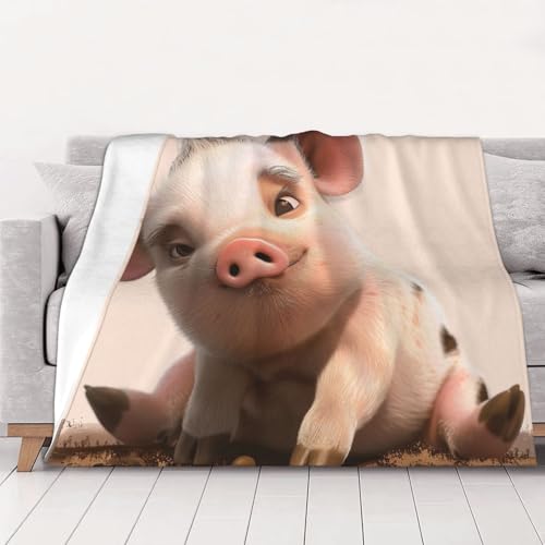 Couverture en flanelle animaux mignons 200x150cm plaid canapé lit - 2