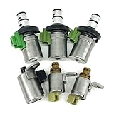 SecosAutoparts 4F27E Transmission Solenoid Kit Fit for Mazda 2 3 5 6 CX-7 MPV 2002-2012 Replace# 48420K-R FN4A-EL ONLY Fit for Mazda 4F27-E 4 Speed Automatic Transmission