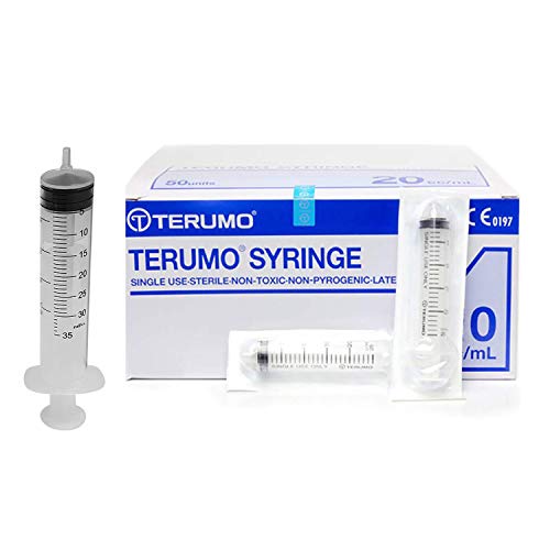 30ml Oral Syringes by Terumo – 25 Pack – Luer Slip Tip, No Needle, FDA Approved, Without Needle, Individually Blister Packed – Medicine Administration for Adults, Infants, Toddlers and Small Pets – Box of 25 Syringes 30cc. Made in Philippines.