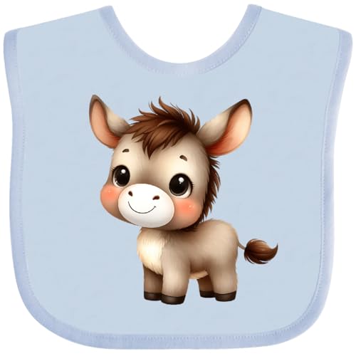inktastic Baby Donkey Baby Bib