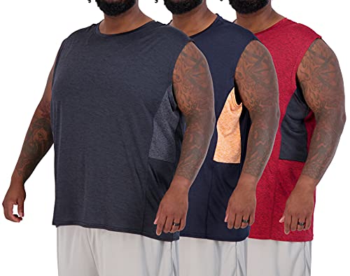 Image of Mens Big and Tall Active Dry Fit Tank Top