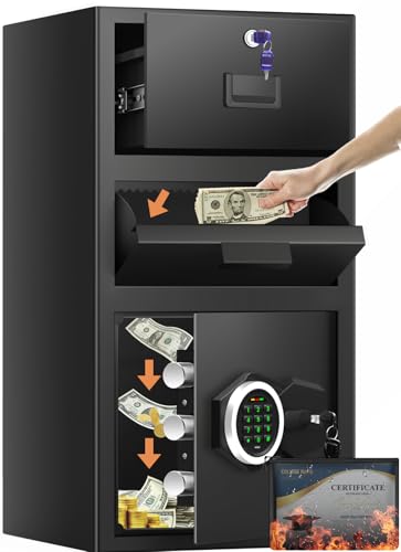 5.6 Cuft Drop Safe Box for Business Money Safe with Quick Place Drop Slot