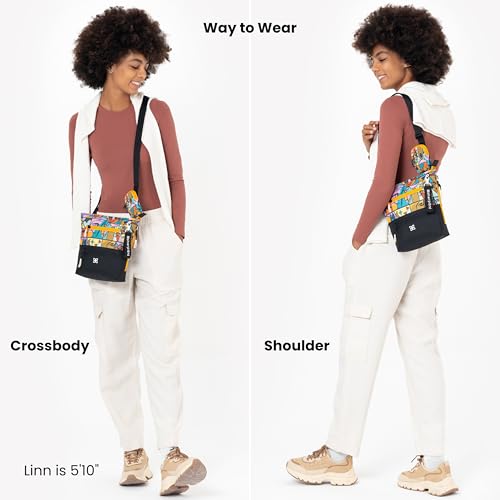Sherpani Sadie, Nylon Crossbody Bag, Lightweight Shoulder Bag, Travel Cross Body, Crossbody Purse for Women, RFID Protection, Removable Coin Purse, Travel Gift (Cloud9)4