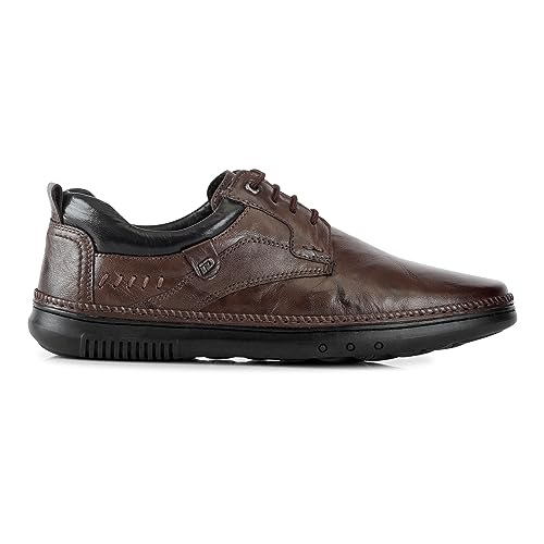 Image of ID Lace-Up Dual Shade Casual Shoes for Men