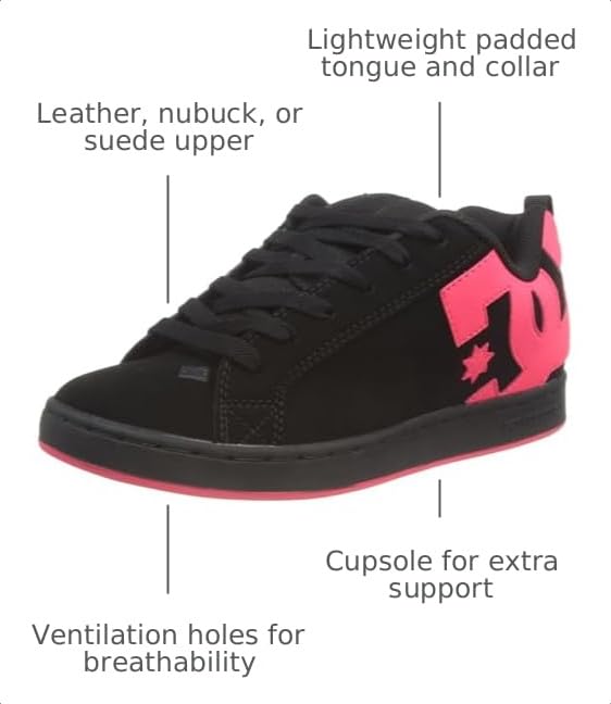 Image of DC Womens Dc Women's Court Graffik Casual Skate Shoe