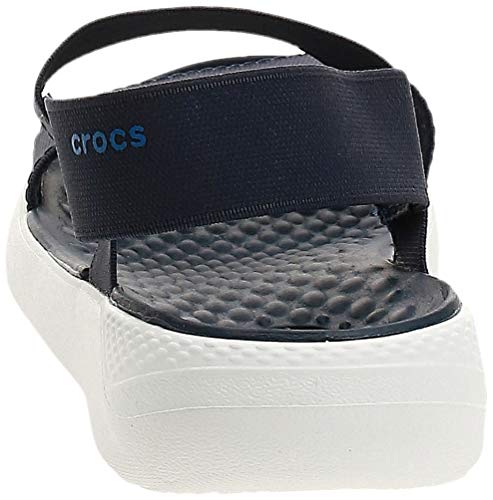 Sandália, Crocs, Literide Sandal, Navy/White, 36, Feminino
