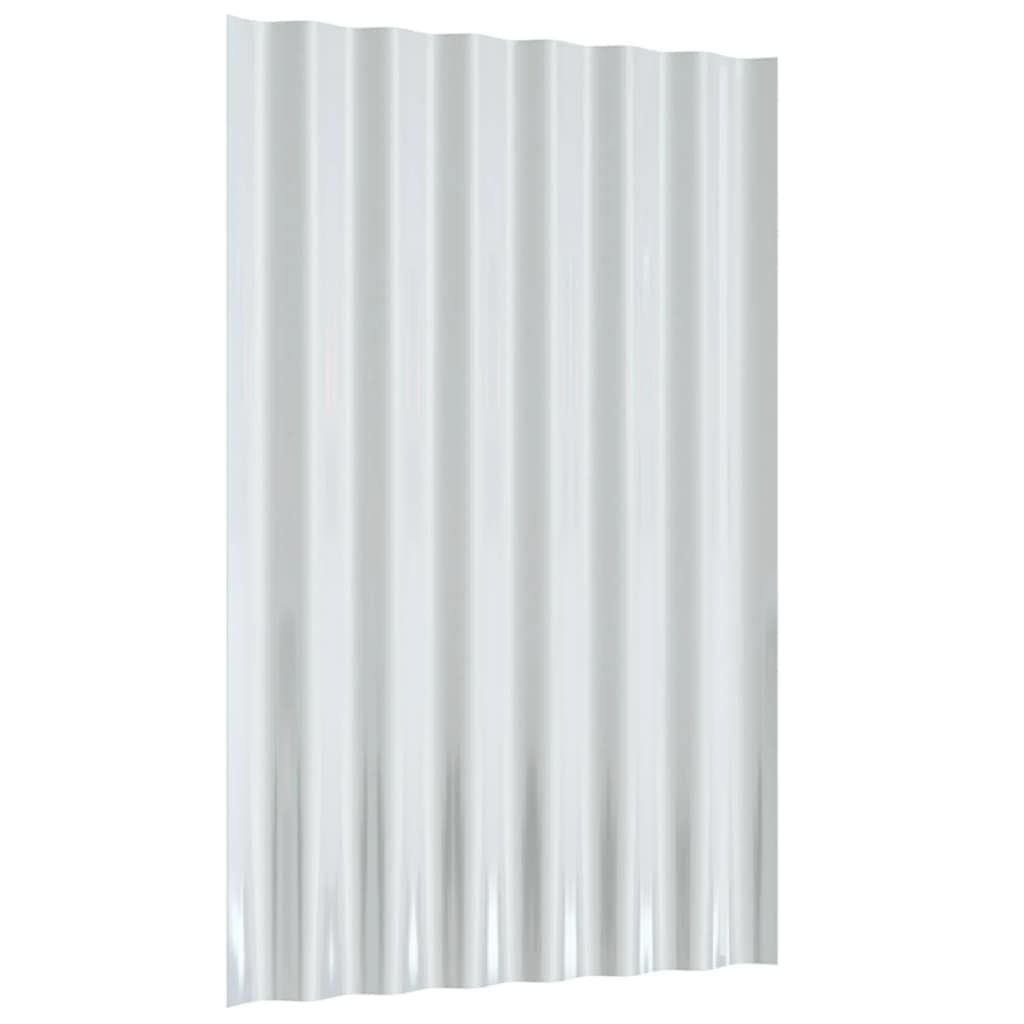 Genérico Paneles de tejado 12 Unidades Acero galvanizado Verde 60x36 cm,Bricolaje,Materiales de construcción,Techo,Tejas y baldosas para techo-319123