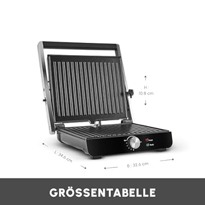 Karaca Toastmaster Inox Toaster Sandwichtoaster und Electric Grill, Schwarz, Tost Makinesi, Vielseitiger 2-in-1 Panini Maker & Kontaktgrill, Kapazität für 4 Scheiben, Antihaftplatten – Bild 3