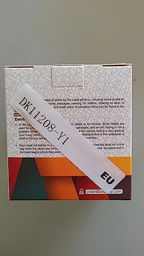 Betckey - Compatible Large Address Labels Replacement For Brother Dk-1208 (1.4 In X 3.5 In), Use With Brother Ql Label Printers [1 Roll/400 Labels] #TOP7