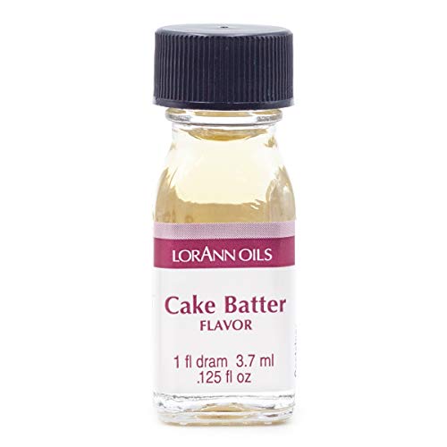 LorAnn Cake Batter Super Strength Flavor, 1 dram bottle (.0125 fl oz - 3.7ml)