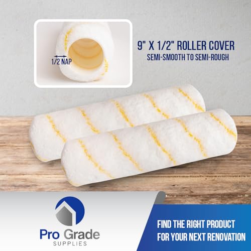 Pro Grade - Paint Roller Covers - 1/2 X 9 Inch Microfiber 5 Pack - Image 3