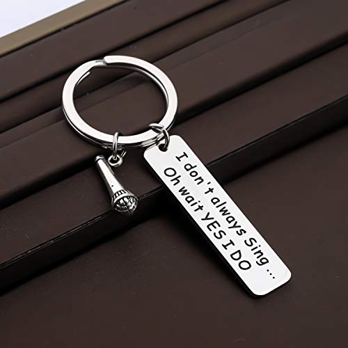 CENWA Singer Gift Music Lovers Gift Karaoke Lover Gift I Don’t Always Sing Oh Wait Yes I Do Microphone Gift for Singer4