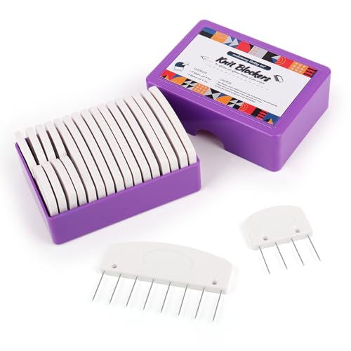 Lot De 20 Aiguilles à Peigner Pour Tricot, Bloqueurs De Tricot