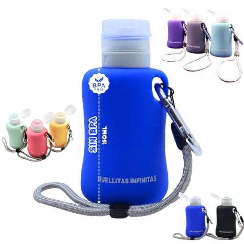 Botella Limpia pipí Perros antifuga y antigoteo.Libre de BPA.Limpia PIS Perros Calle. Limpiaorines. Rociado de Alta presión, Calidad Testada .Ideal para Paseos Diarios. (Azul eléctrico, 150 ML)