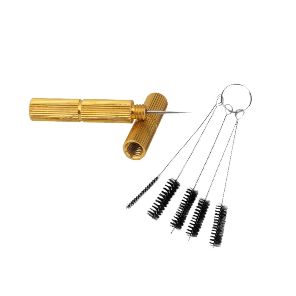 HEAVENGLOW Airbrush Spray Nozzle Needle Repair Reamer Wash & Cleaning Brushes Tool Kit-picture-14
