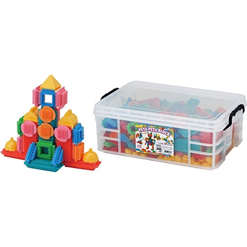 ペタペタブロック コンテナケース入 L 400pcs MA50261 Amazon.co.jp: ペタペタブロック（コンテナケース入）L 400pcs. MA