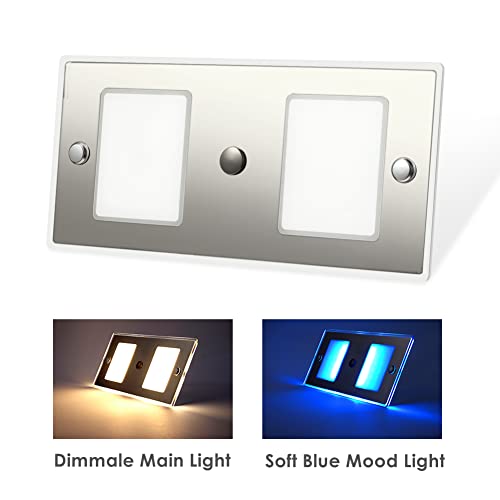 Acegoo AX-SM-DW Rv Dimmable Ceiling Dome Light 12V Acrylic Led Panel Light thumb #1